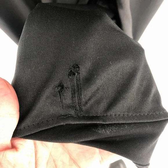 IEENA FOR MAC DUGGAL Jersey Gown 12 Black Long Sleeve Asymmetrical Ruched NWT - Picture 12 of 15